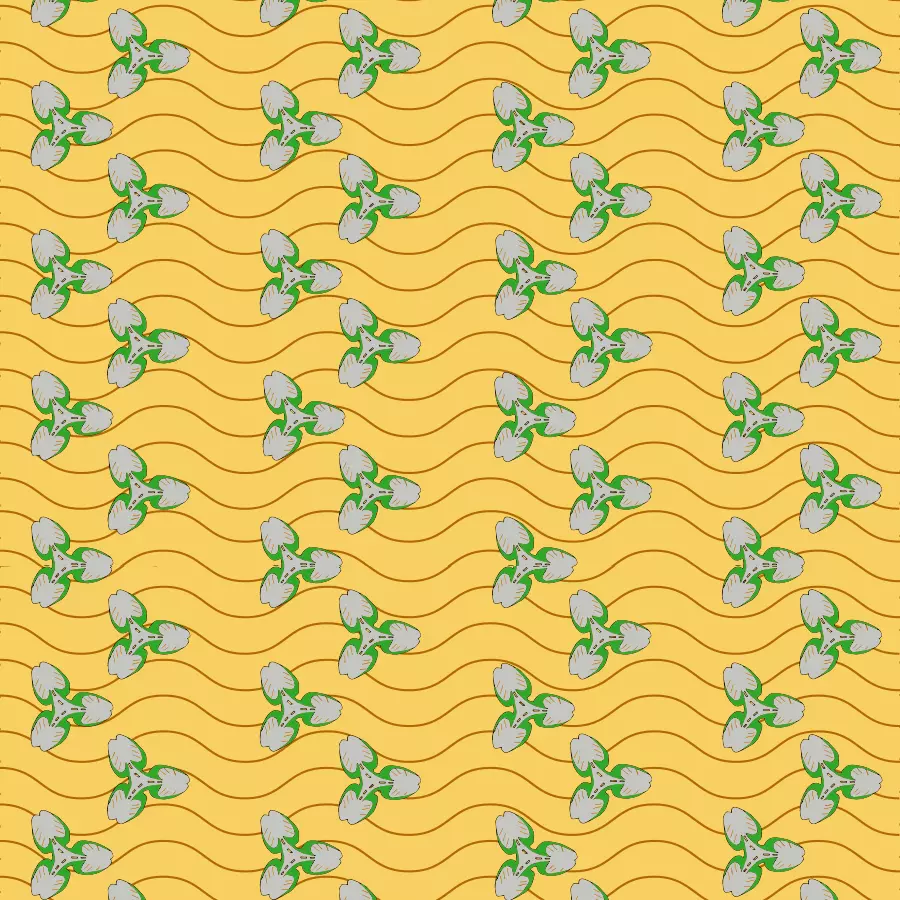 Pokot Meander Yellow by Prudence Chepngeno