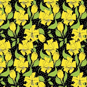 Trumpet Fanta pattern design by © Nanjala Design for UndaMeta