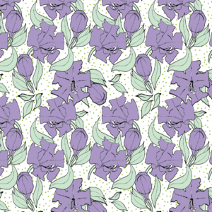 Trumpet Neon pattern design by © Nanjala Design for UndaMeta