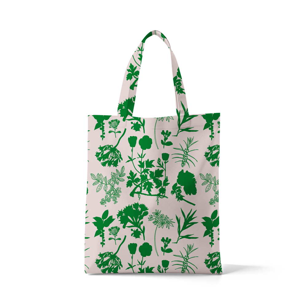 Botanista 2005 Kijani tote bag by © Nanjala Design for UndaMeta