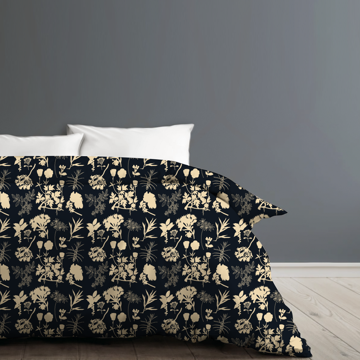 Botanista 2005 Usiku duvet cover by © Nanjala Design for UndaMeta