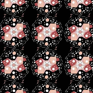 Blackien pattern design by © Arrie Emma for UndaMeta