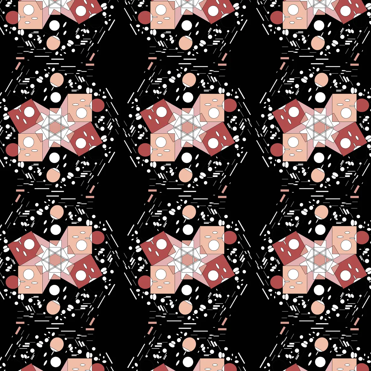 Blackien pattern design by © Arrie Emma for UndaMeta