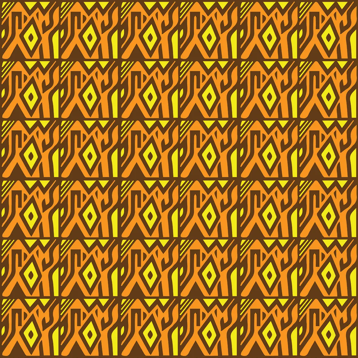 African Art pattern design by Anna Okumu for UndaMeta