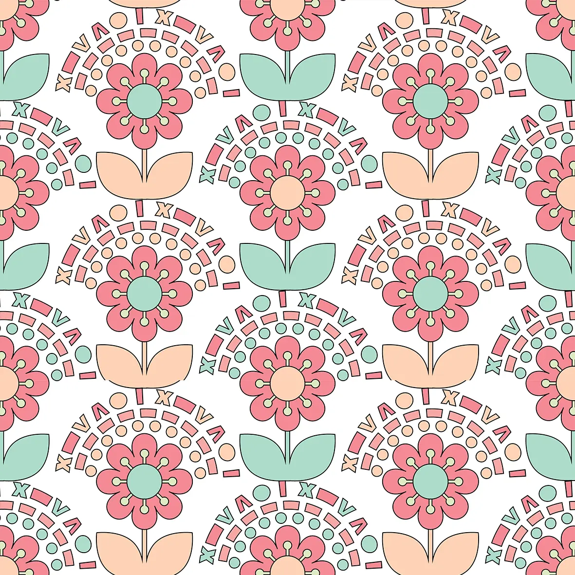 Afriwest 2 pattern design by © Anna Okumu for UndaMeta