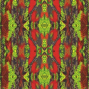 Eucalyptus bark red pattern design by © Anna Okumu for UndaMeta