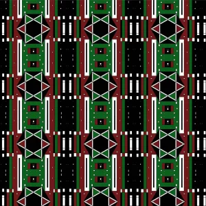 Kenyan Stars pattern design by © Arrie Emma for UndaMeta