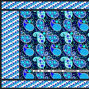 Korosho Khanga pattern design by © Anna Okumu for UndaMeta