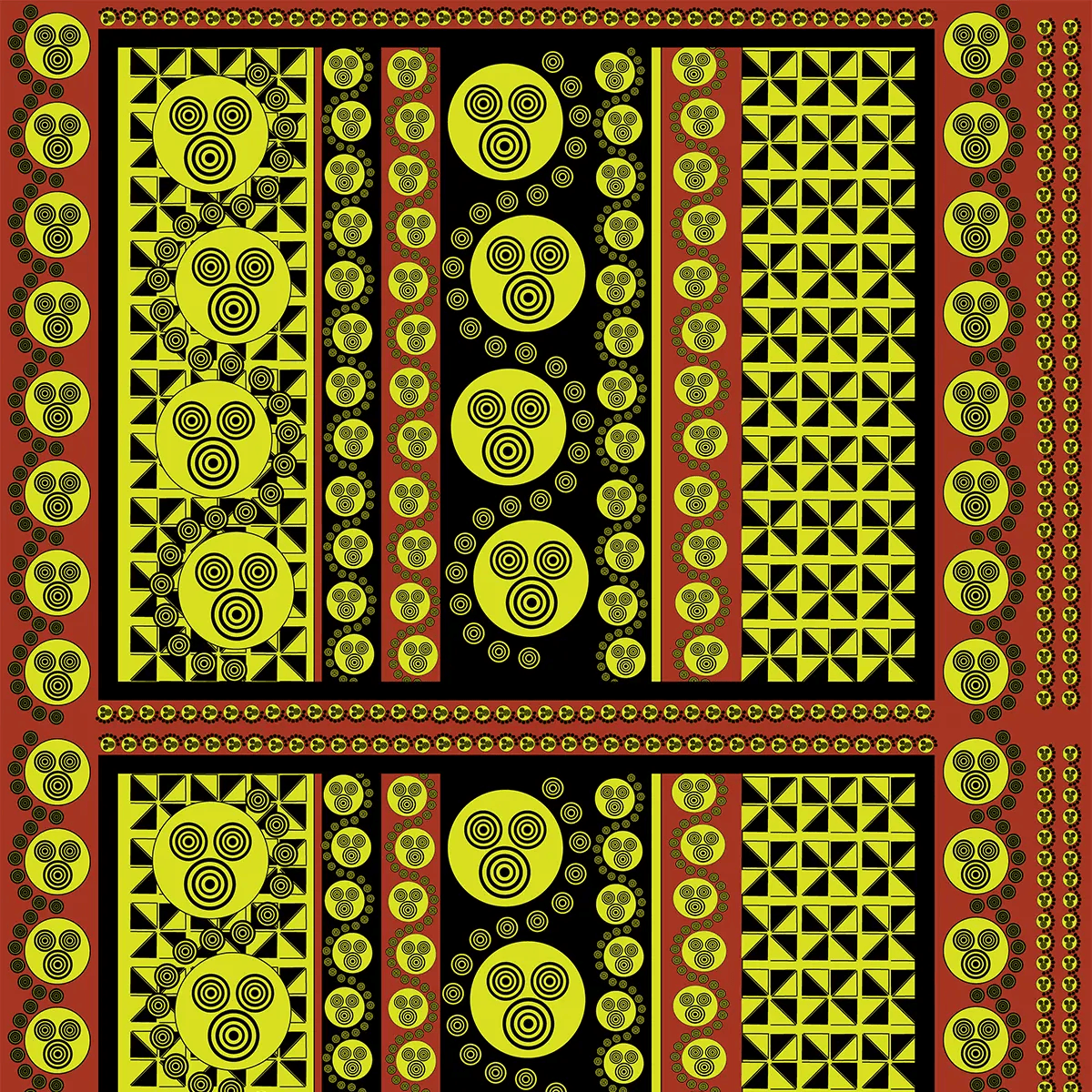 The Afric Print 2 colorways by © Annaokumumbogo for UndaMeta