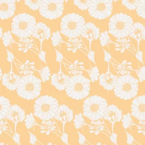 Zinnia Chill pattern design by © Nanjala Design for UndaMeta