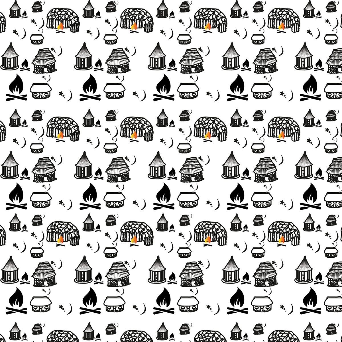 Afrim Daylight pattern design by © Arrie Emma for UndaMeta