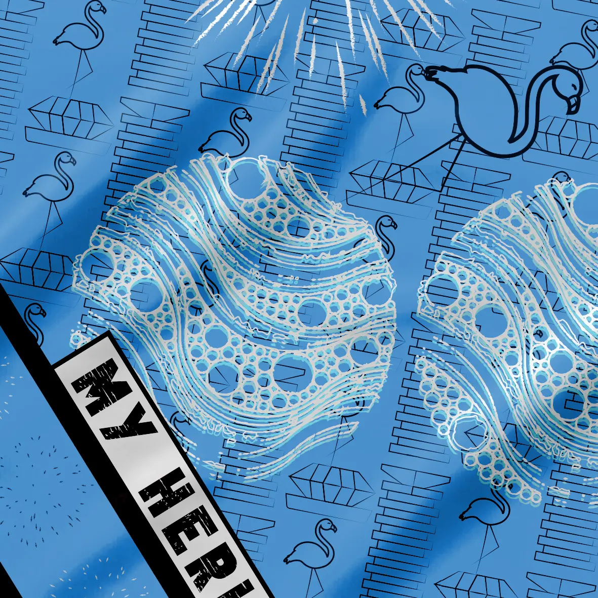 Heritage Zoom in pattern design by © Teresa Gachoka for UndaMeta