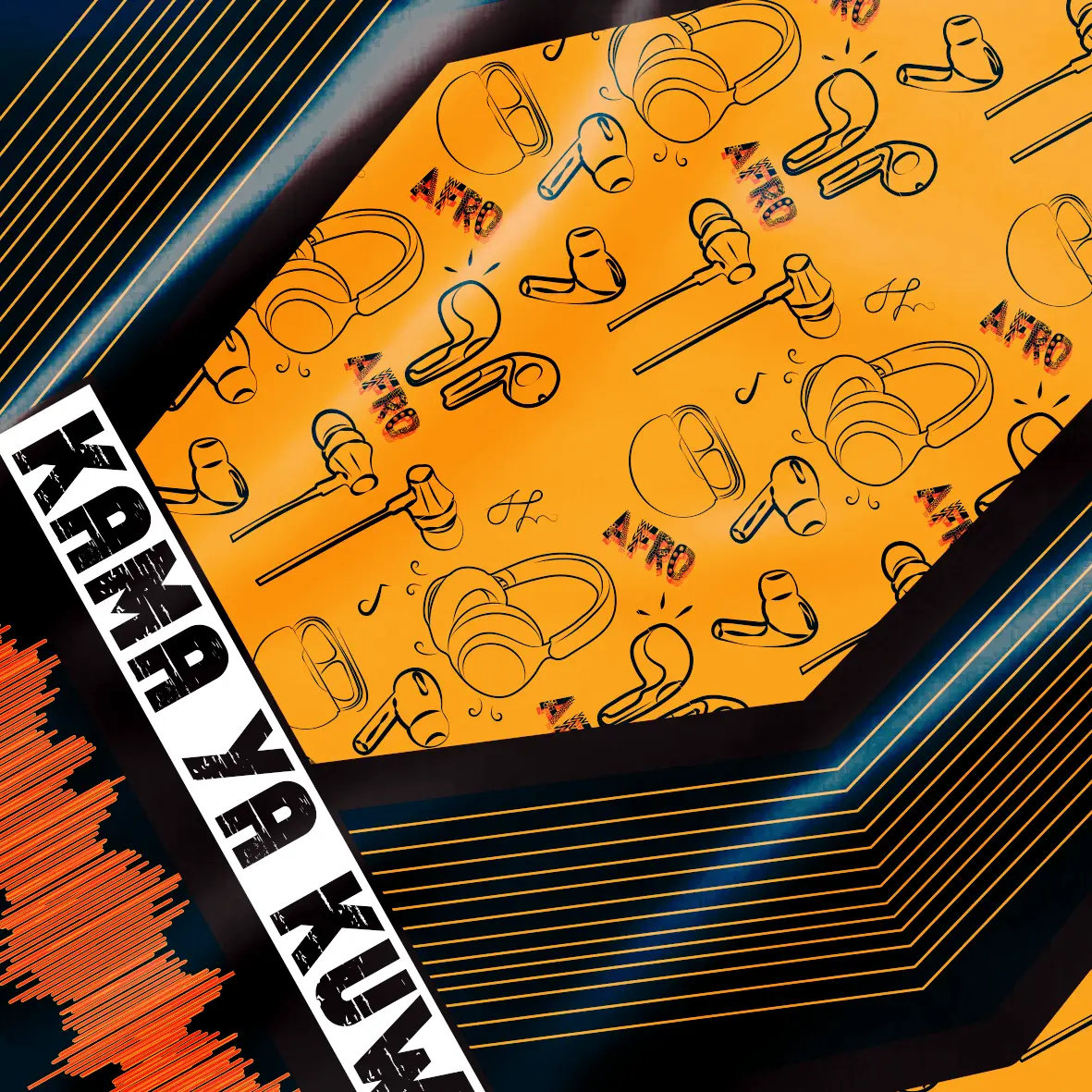 Mwana wa Muziki Leso Zoom in pattern design by © Teresa Gachoka for UndaMeta