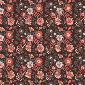 Ditzy Maua Bronze pattern design by © Nanjala Design for UndaMeta