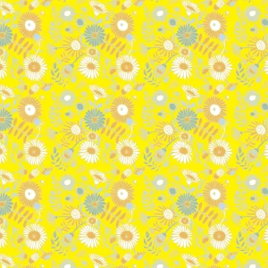 Ditzy Maua Lemon pattern design by © Nanjala Design for UndaMeta
