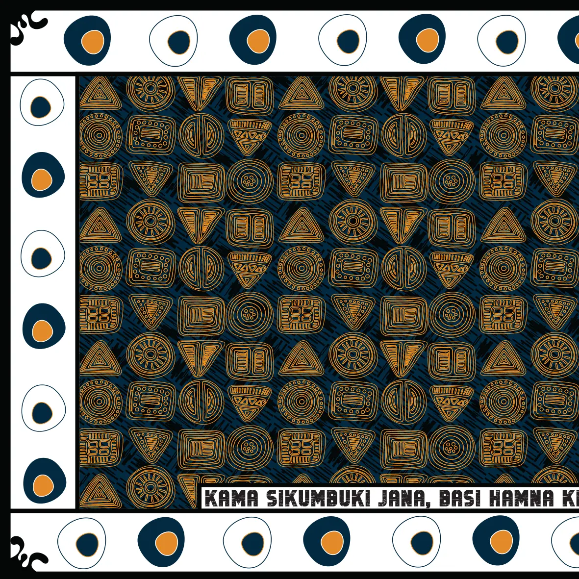 Our Past Matters pattern design by © Teresa Gachoka for UndaMeta