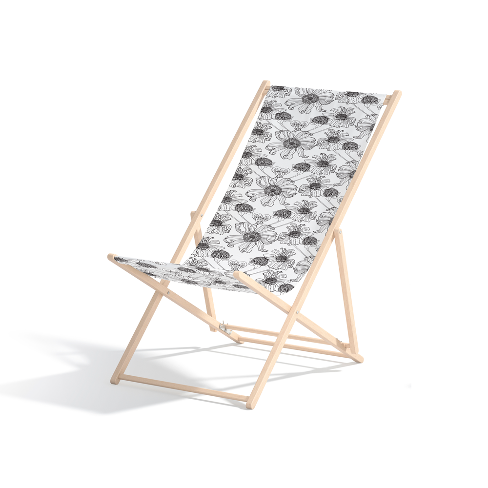 Tithonia Clear beach chair by © Nanjala Design for UndaMeta