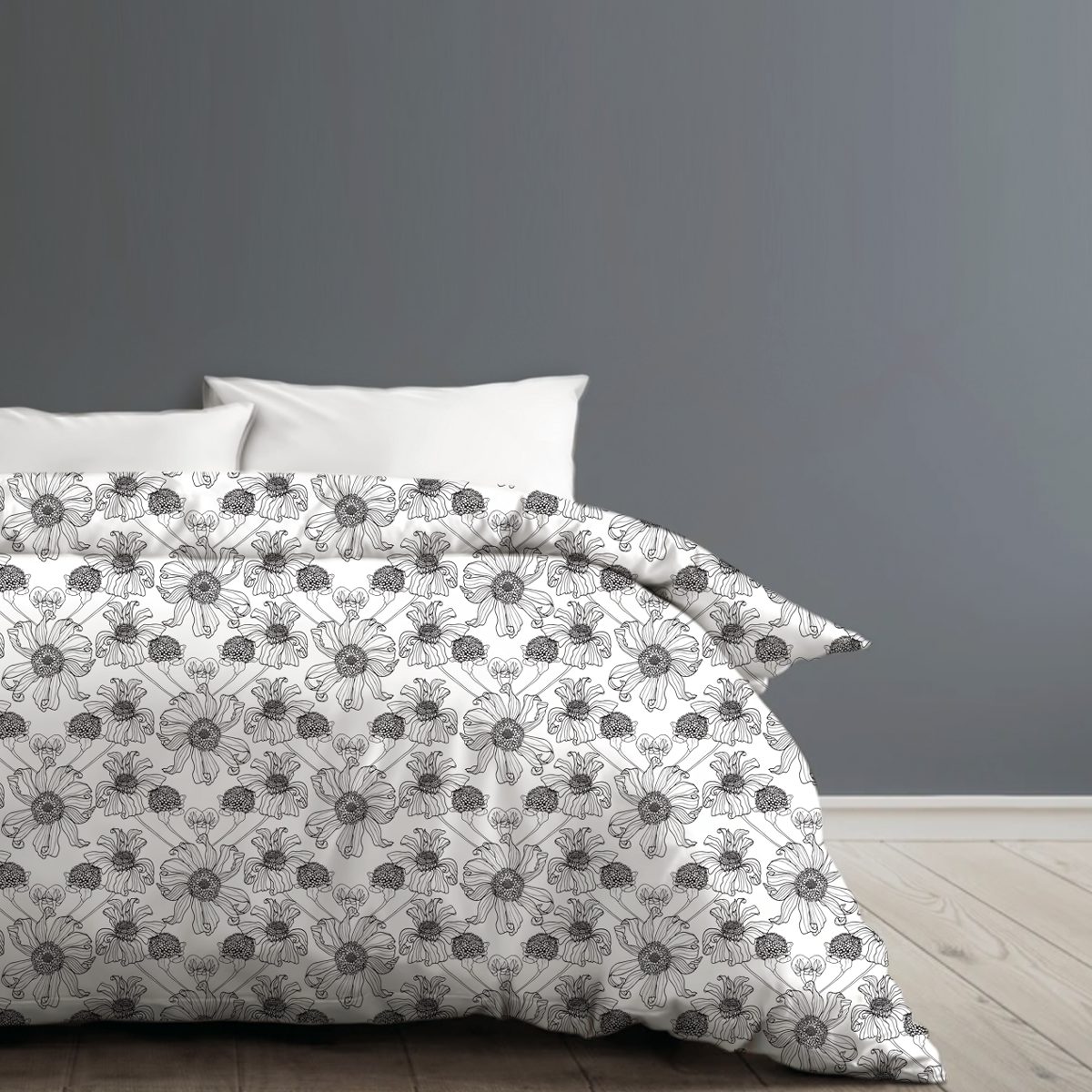 Tithonia Clear duvet cover by © Nanjala Design for UndaMeta