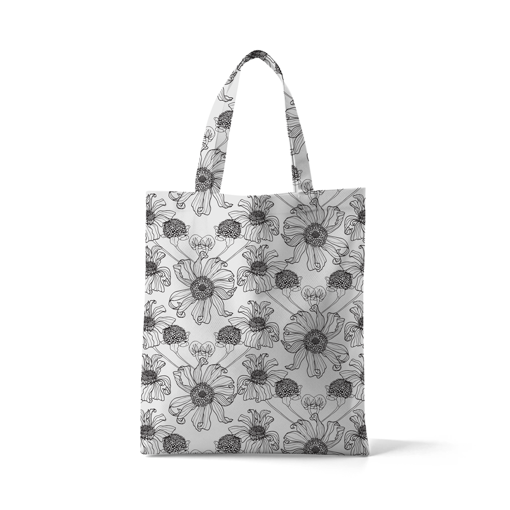 Tithonia Clear tote bag by © Nanjala Design for UndaMeta