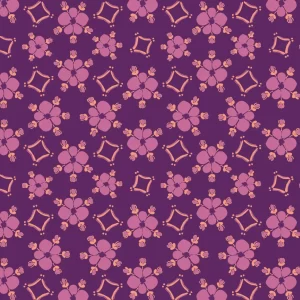 Pink Periwinkle pattern design by © Munui Space for UndaMeta
