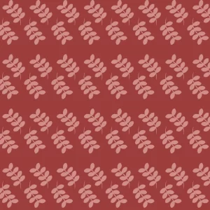 Dancing leaves by Nyatetu for Undameta, red and white