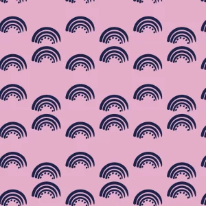 Rainbow by Nyatetu for Undameta, in pink and blue