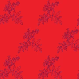Schinus Cherry pattern design by © Nanjala Design for UndaMeta