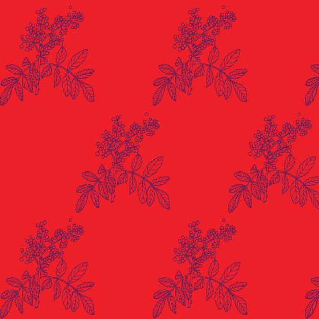 Schinus pattern design by © Nanjala Design for UndaMeta