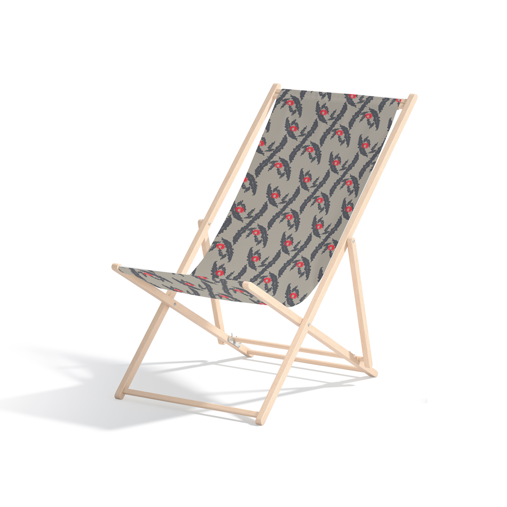 Cross Maidenhair 1 beach chair by © Nanjala Design for UndaMeta