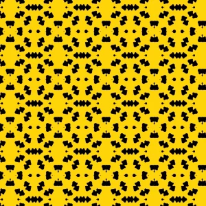 Kalei Hangi Pattern design by Mugure for UndaMeta. Available in black and Yellow colourways