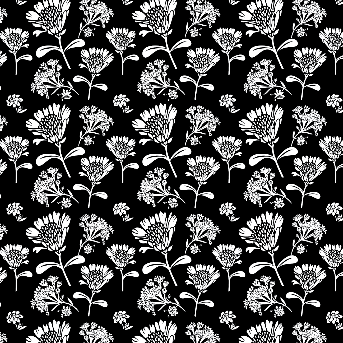 Random Storm Noir pattern design by © Nanjala Design for UndaMeta