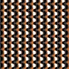 Bathembu Geometric pattern by Lapis Ya Zulla for Undameta. Colors in Beige/Light tan Brown, with white hints and black for depth.