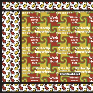 Education Is Life leso design by Annaokumumbogo for Undameta