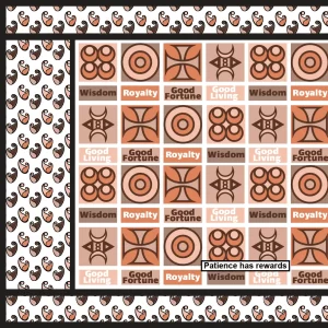 Patience has Rewards leso design by Annaokumumbogo for Undameta