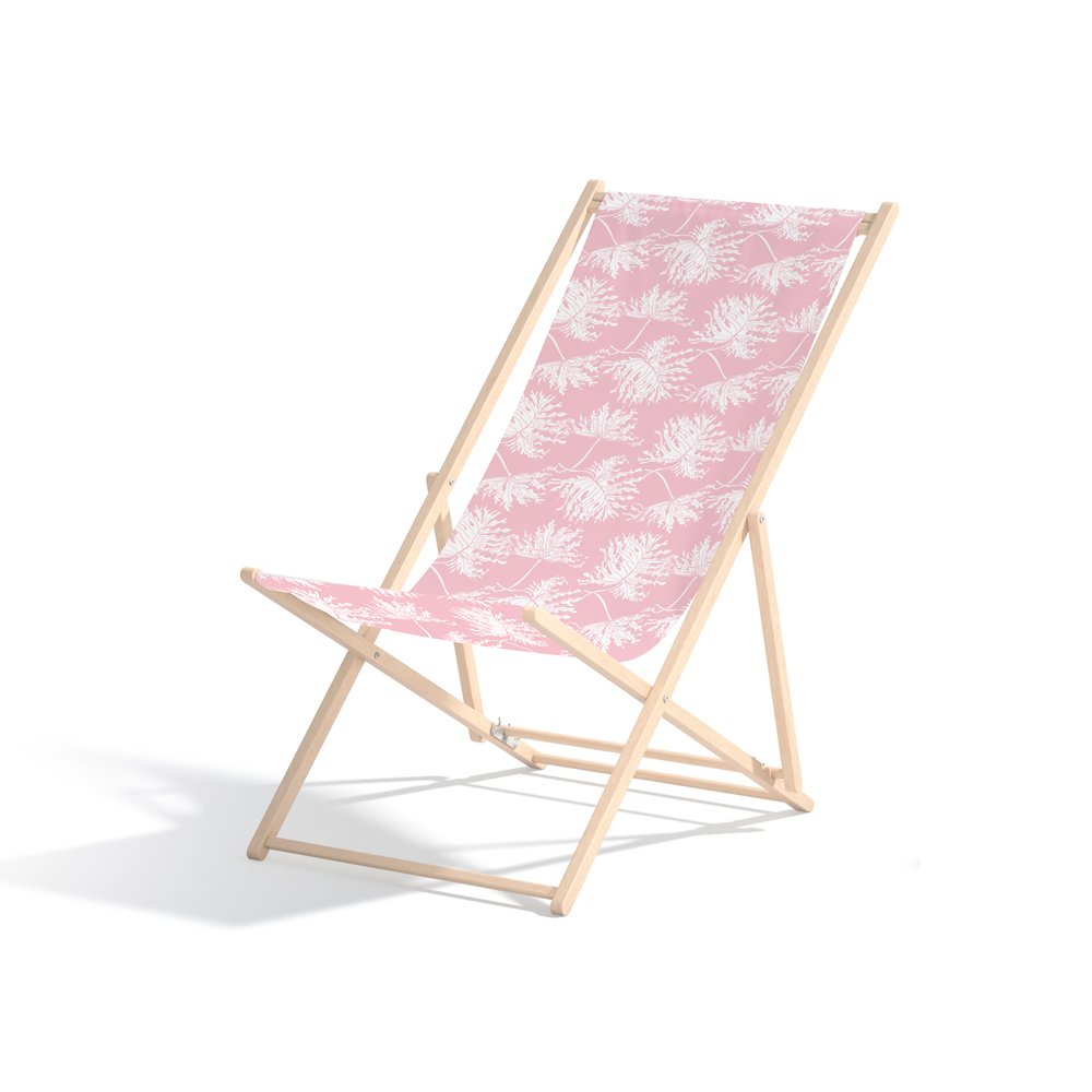 Monstera Romance beach chair by © 2025 Nanjala Design for UndaMeta
