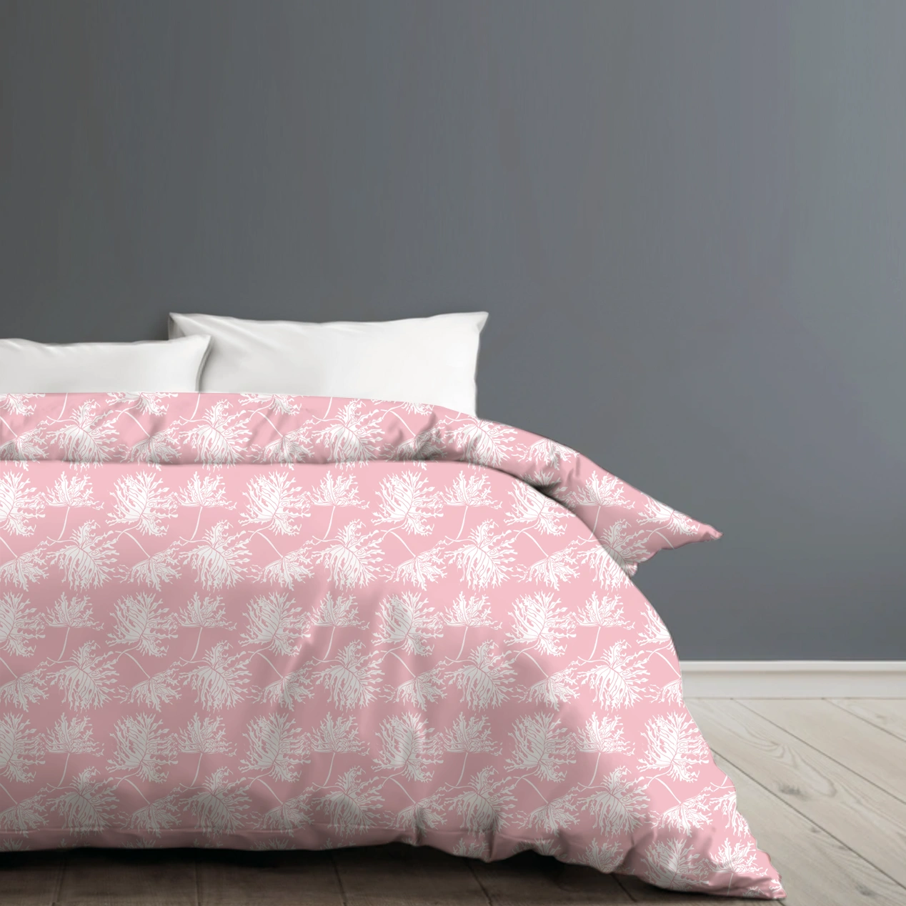 Monstera Romance duvet cover by © 2025 Nanjala Design for UndaMeta