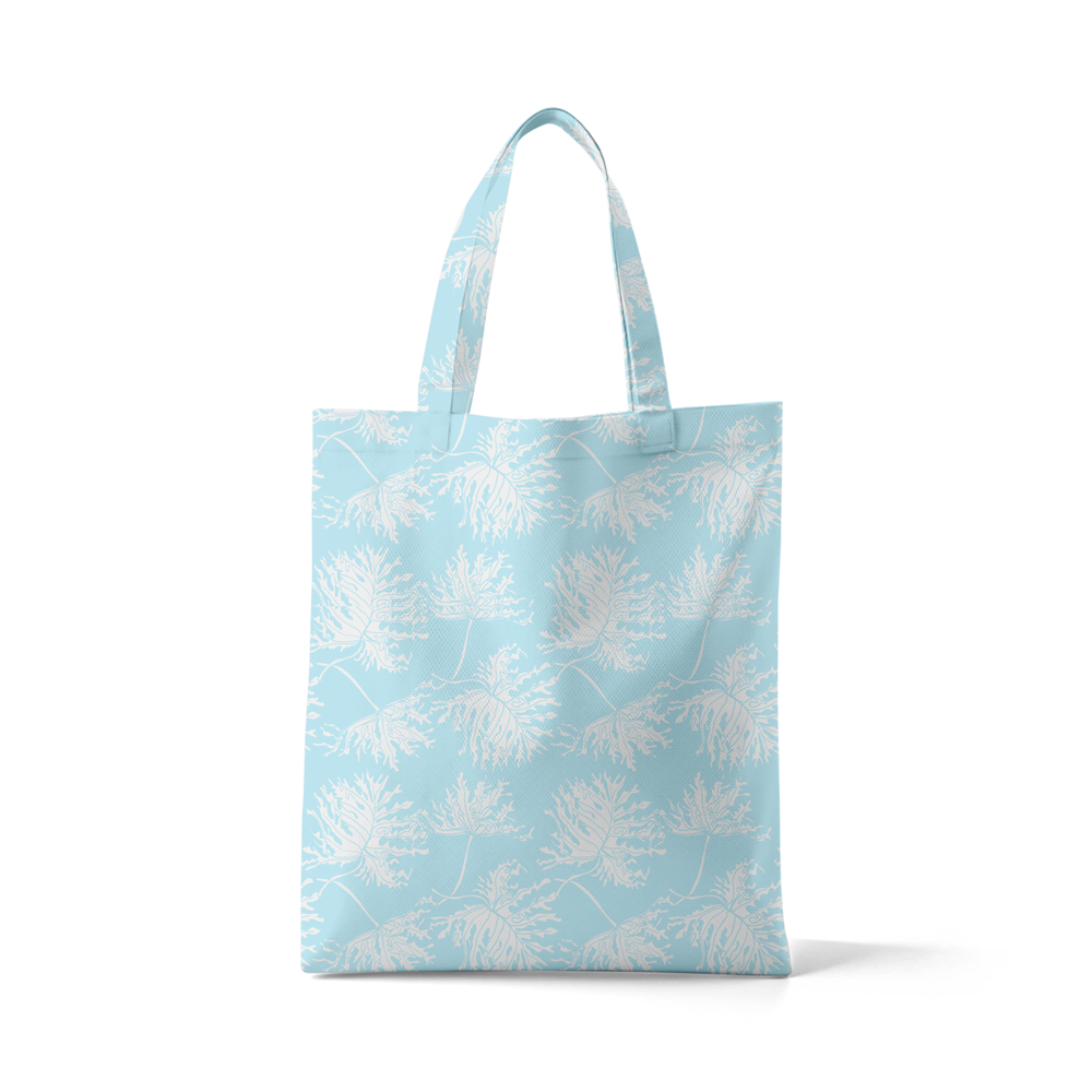Monstera Light tote bag by © 2024 Nanjala Design for UndaMeta