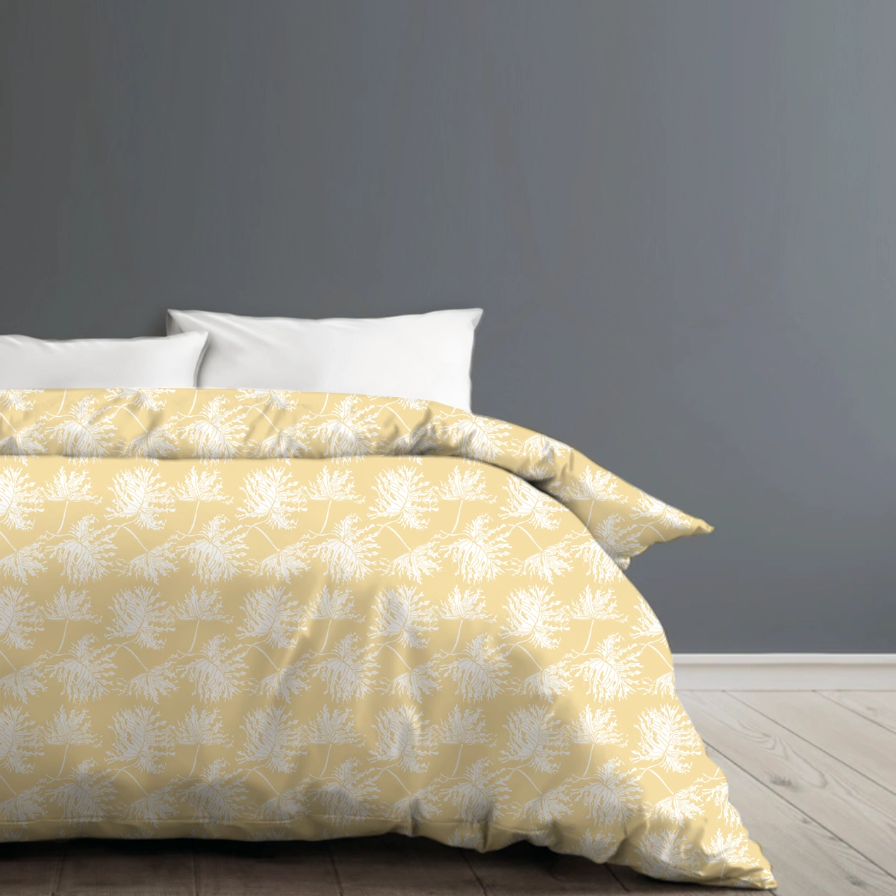 Monstera Soft duvet cover by © 2025 Nanjala Design for UndaMeta