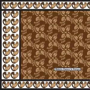 Watoto dance ki Kenya leso design by Annaokumumbogo for Undameta