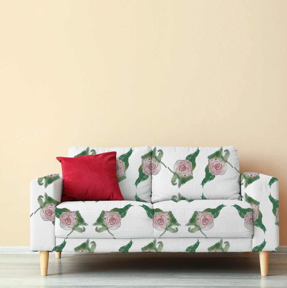 Rosa de l'Afrika sofa set mockup by © 2025 Nanjala Design for UndaMeta