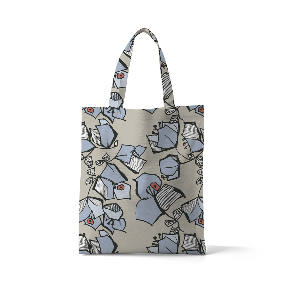 Bougainvillea Barafu tote bag by © 2024 Nanjala Design for UndaMeta