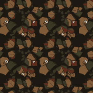 Bougainvillea Wakawaka pattern design by © 2024 Nanjala Design for UndaMeta