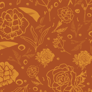 Monochrome silhouettes of birds, flowers, and leaves, inspired by the silent spectators of my wedding day.