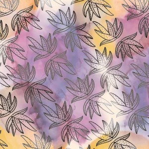 Aloe Vera Kwanza pattern design by © 2025 Wazadi Designs for UndaMeta