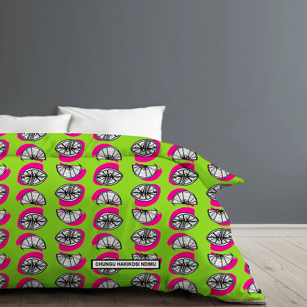 Ndimu This duvet cover © 2025 Nanjala Design for UndaMeta