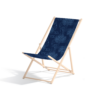 Passiflora Denim beach chair by © 2025 Nanjala Design for UndaMeta