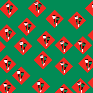 Kenyan green a design by Ophicore Digital Undameta colors, Green, Red, White and Black