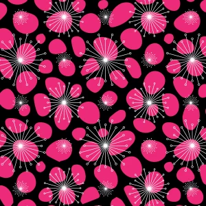 Stoneflower Drift PInk pattern design © 2025 Phylis Achieng for UndaMeta