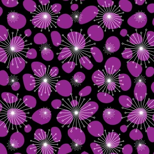 Stoneflower Drift Purple pattern design © 2025 Phylis Achieng for UndaMeta