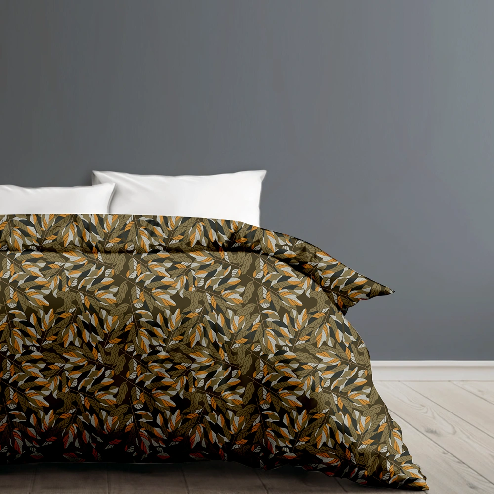 Trichilia Leaves duvet cover by © 2025 Nanjala Design for UndaMeta